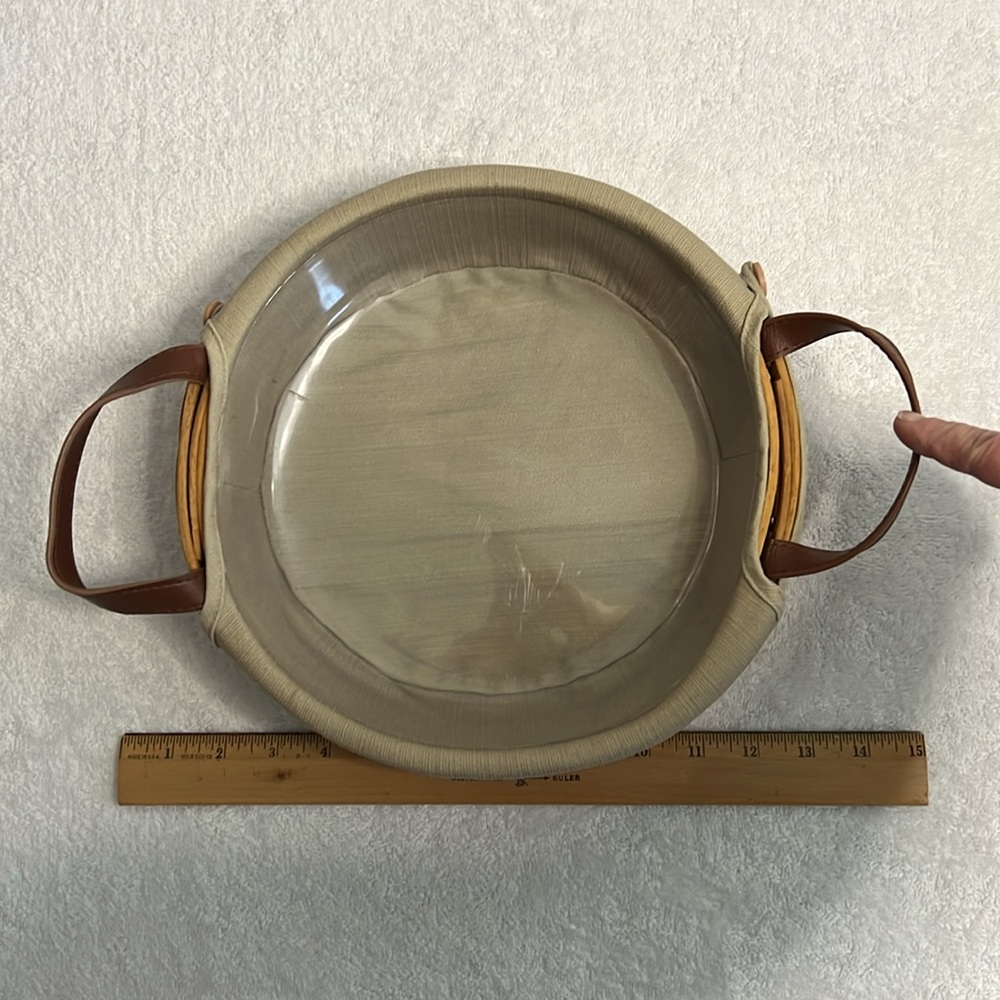Taskets Renaissance Cloth Lined Pie Holder - Picture 10 of 16
